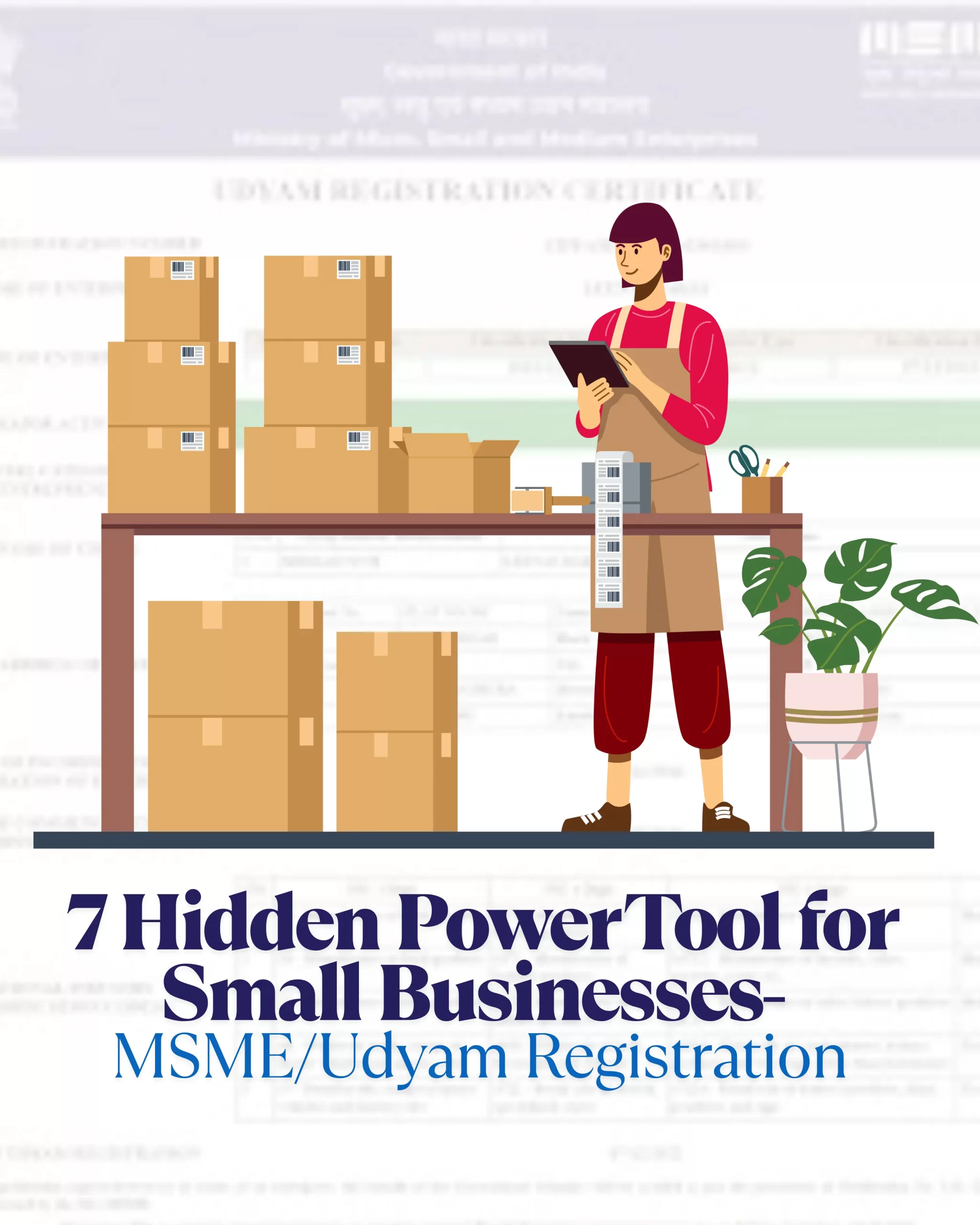 7 benefits of MSME/Udyam Registration for small businesses