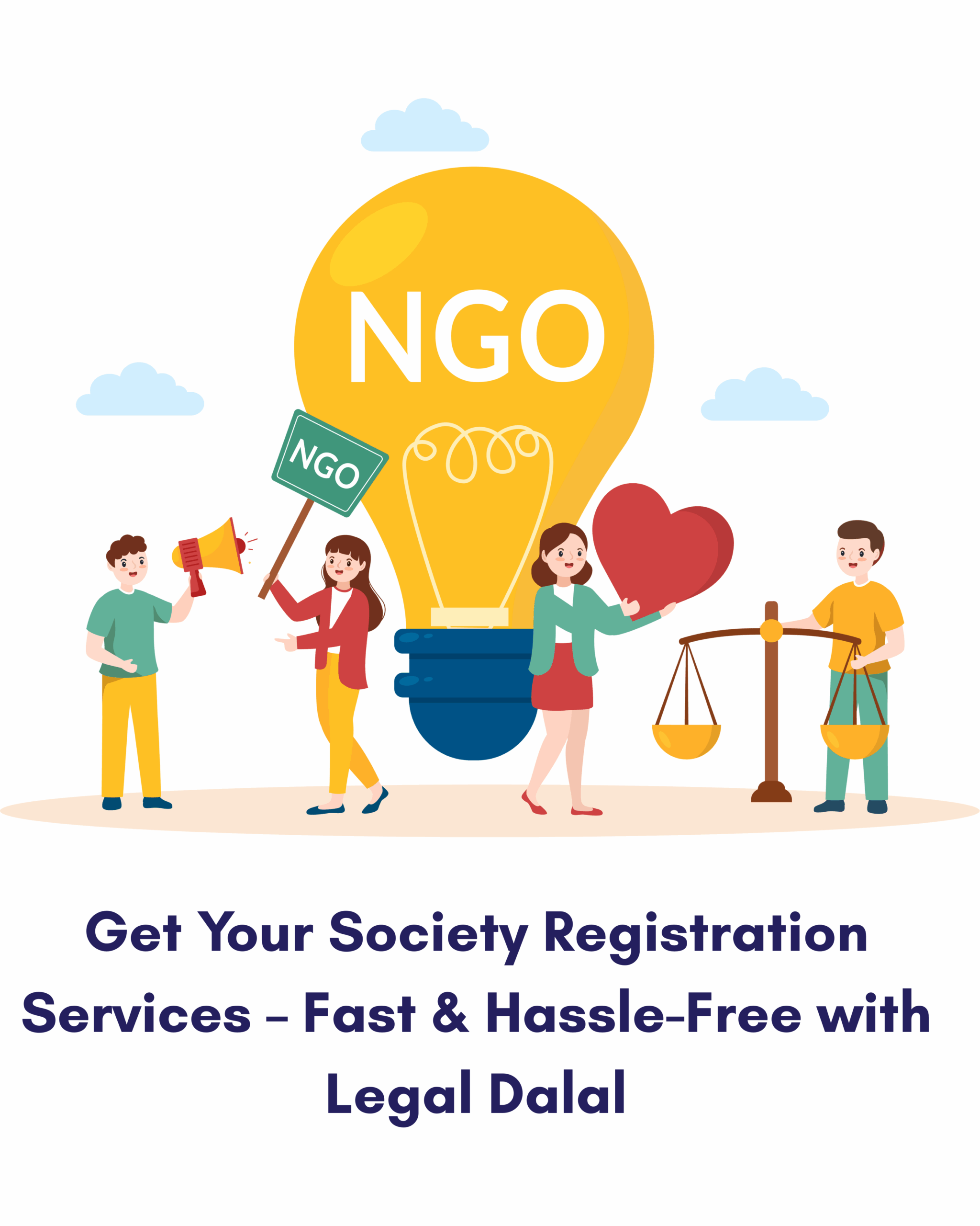 Society registration services by Legal Dalal to legalize your social or charitable organization