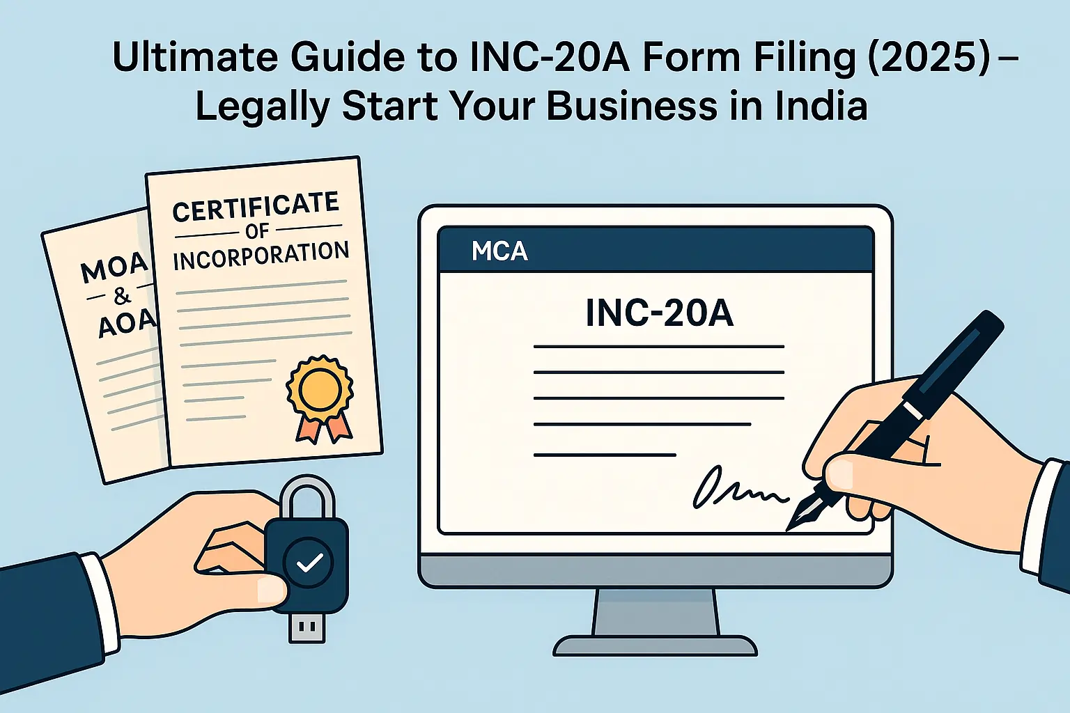 INC-20A Form Filing for Indian Companies – Legal Compliance Explained